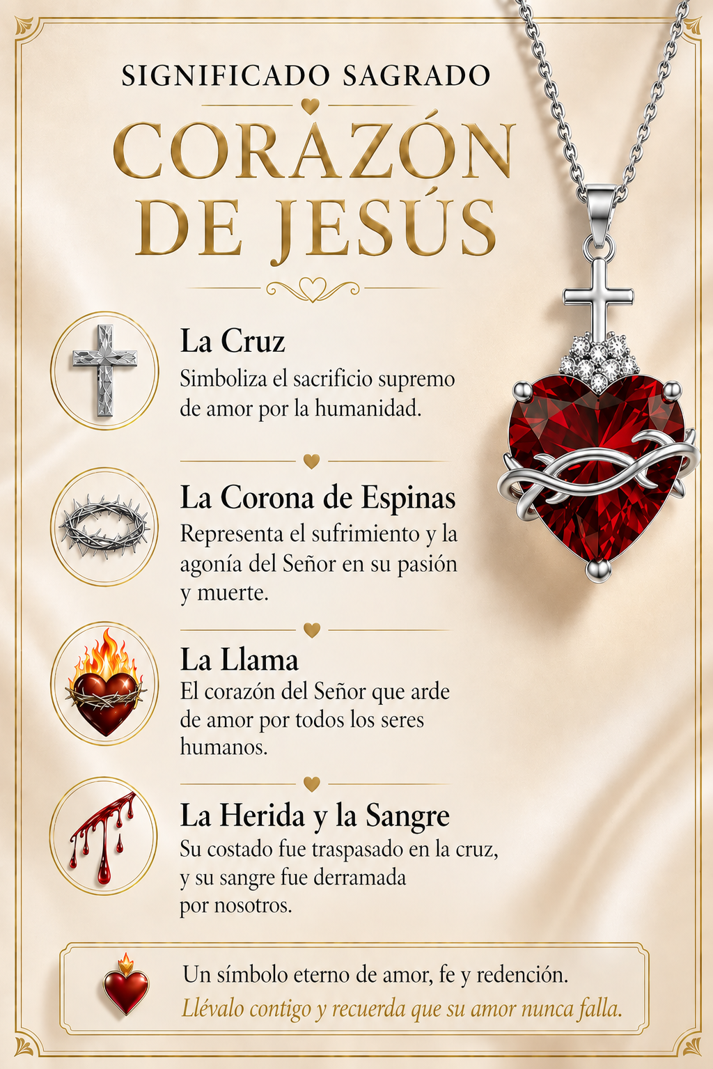 Collar del Sagrado Coraz&oacute;n de Jes&uacute;s
